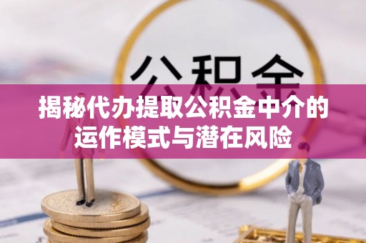 褒忠揭秘代办提取公积金中介的运作模式与潜在风险
