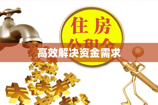 褒忠高效解决资金需求